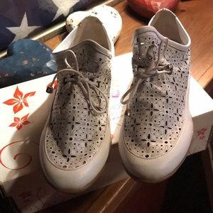 The shoe lab Geo Floral ballerina sneakers